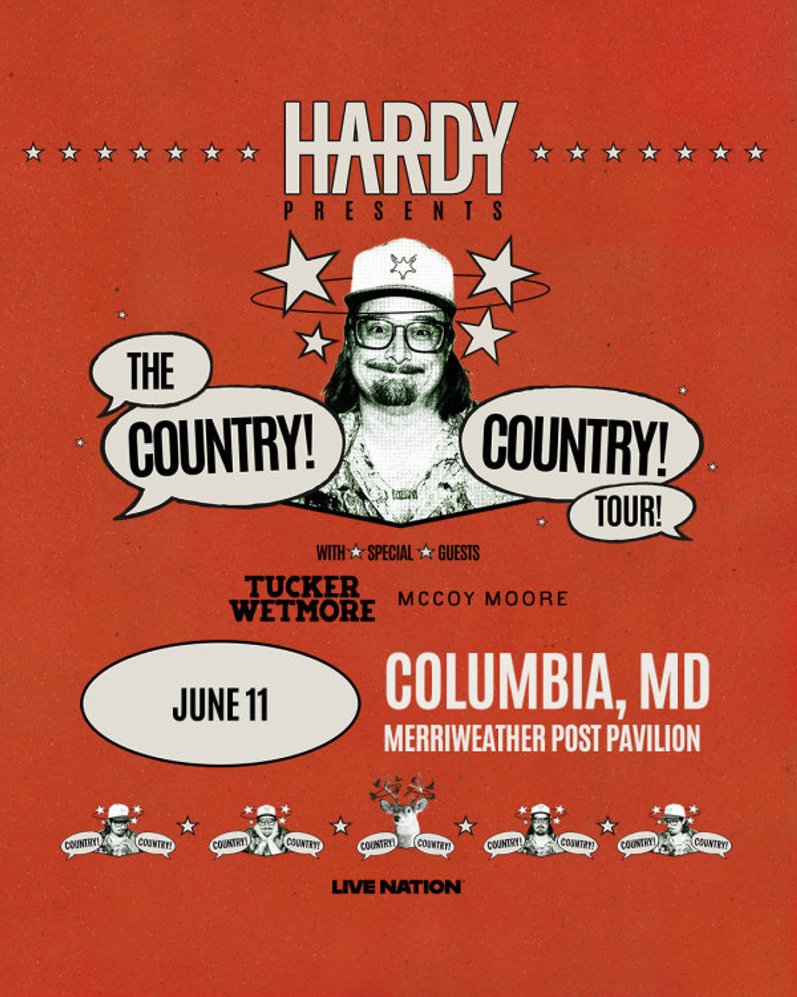 HARDY | Merriweather Post Pavilion 6/11/26 | Win on-air with Michael J!