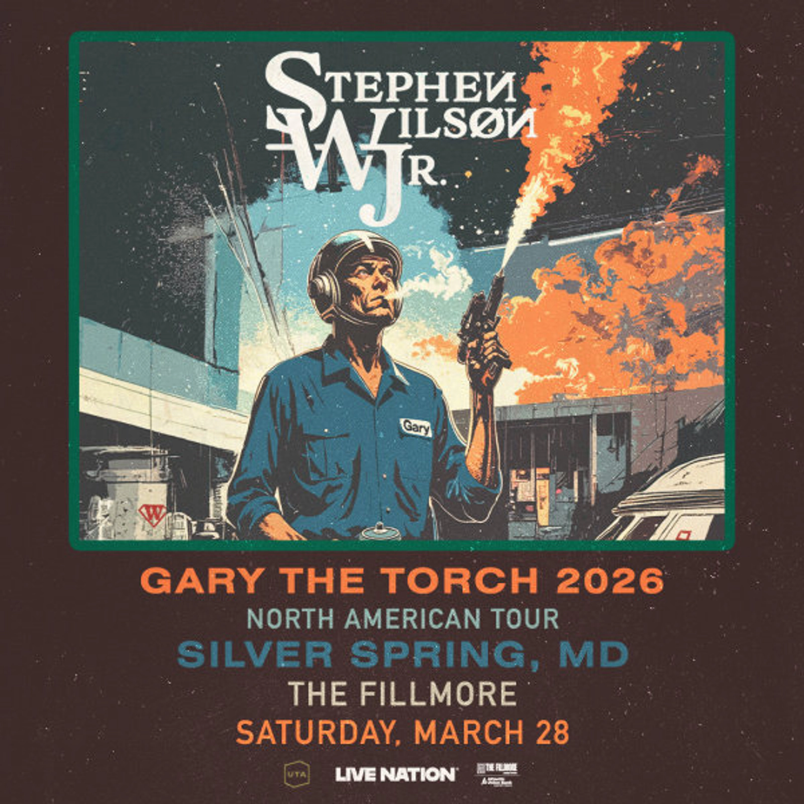 Win Tickets | Stephen Wilson Jr. @ The Fillmore | 3/28/26