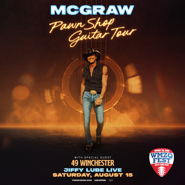 Win Tickets! | WMZQ Fest ft. Tim McGraw | Jiffy Lube Live 8/15/26