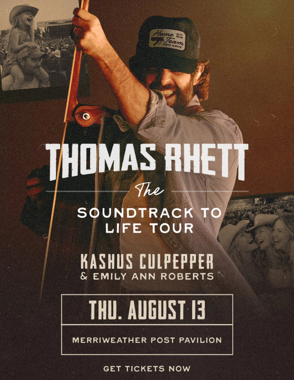 Thomas Rhett | Merriweather Post Pavilion 8/13/26 | Win on-air with Ty Bailey!