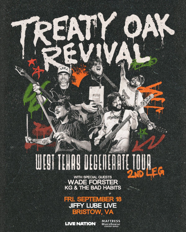 Win Tickets | Treaty Oak Revival @ Jiffy Lube Live | 9/18/26