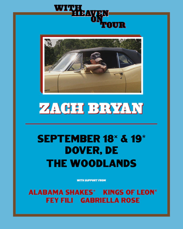 Zach Bryan | The Woodlands at Dover Motor Speedway 9/18/26 | Win on-air with Michael J