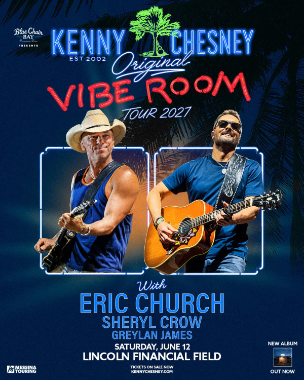 Kenny Chesney | Lincoln Financial Field 6/12/27 | Win on-air with Kelly Ford