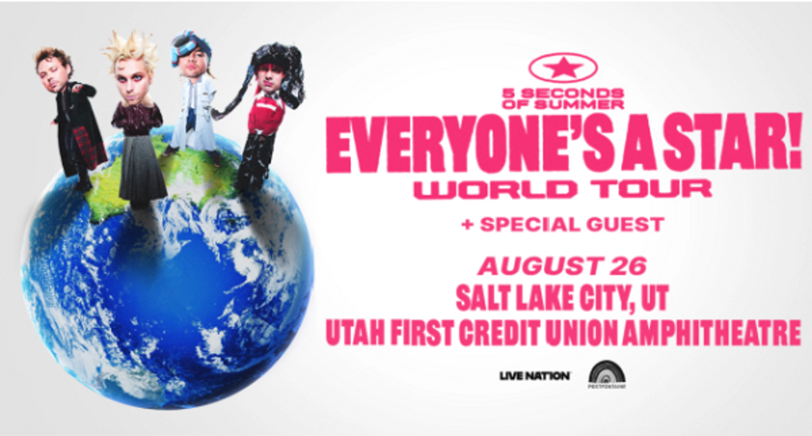 Enter For A Chance To Win A Pair Of Tickets To 5SOS Sweepstakes