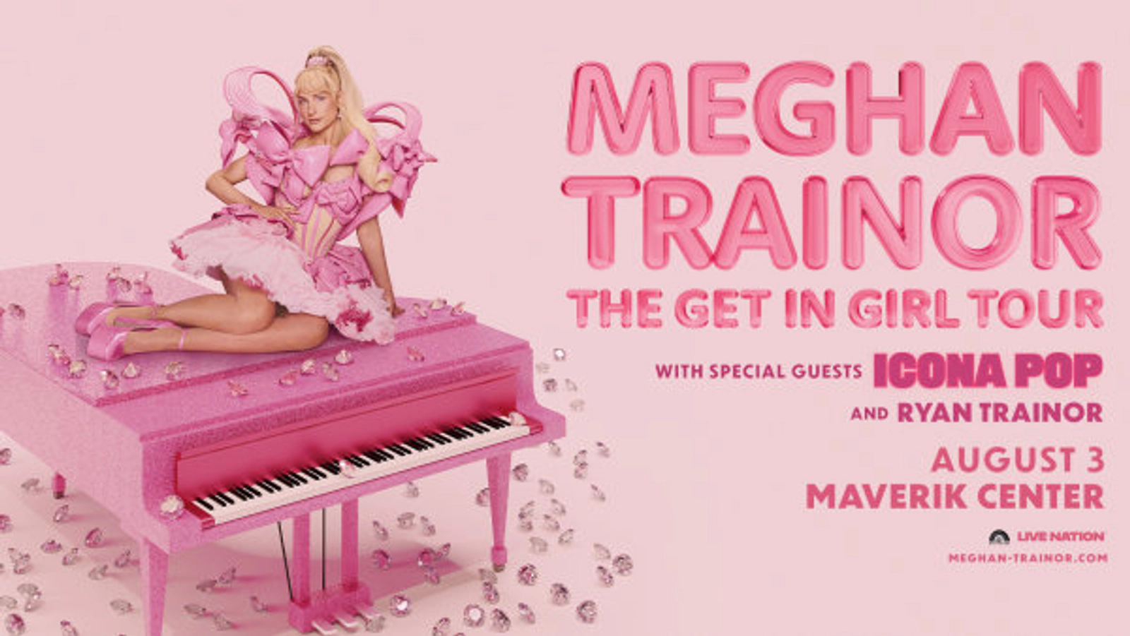 Enter For A Chance To Win Meghan Trainor Tickets - Fill The Truck QR AME
