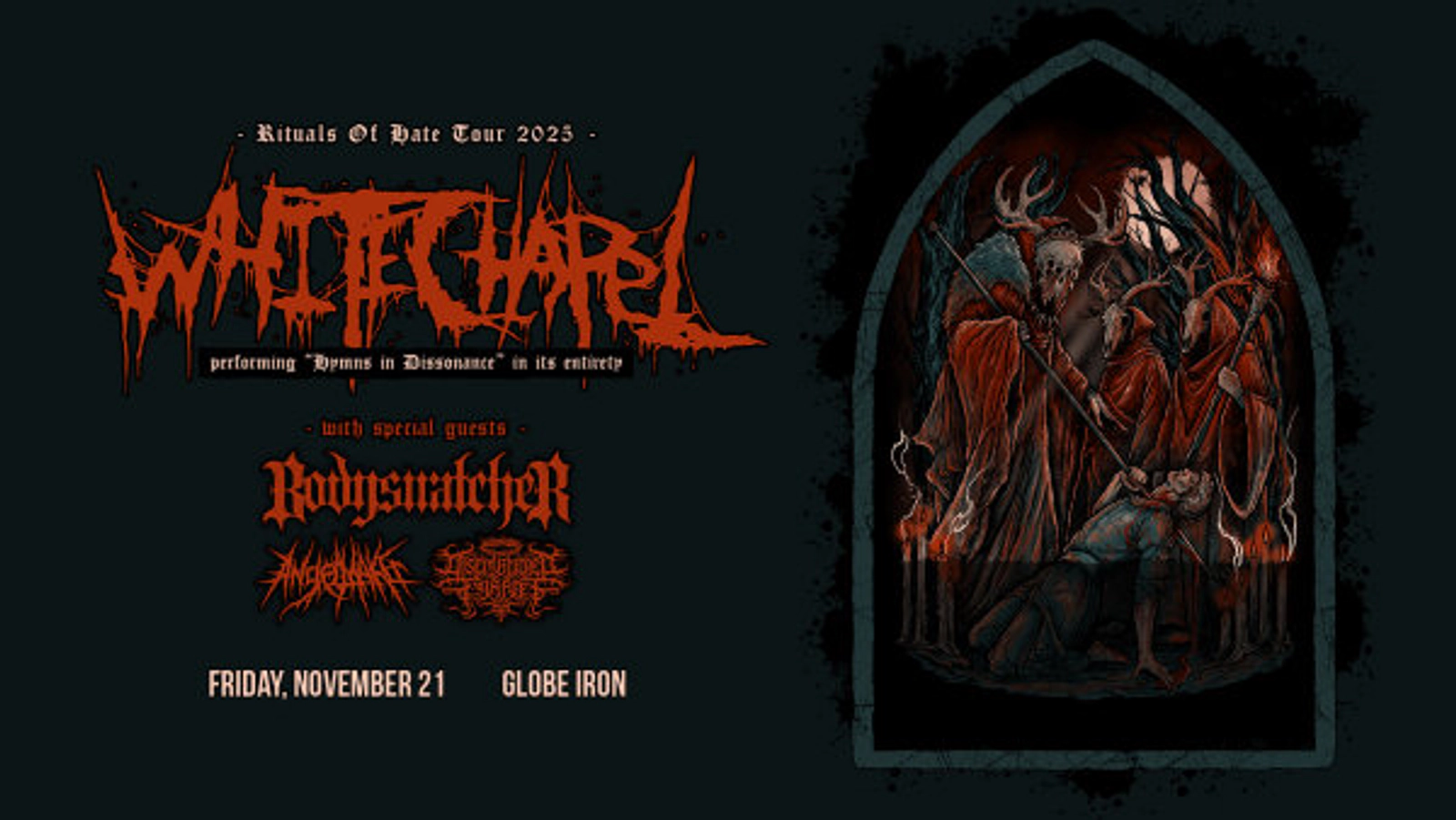 Win tickets to see Whitechapel at Globe Iron