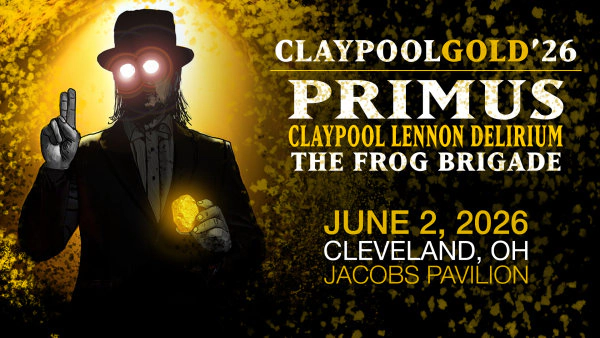 Win tickets to Claypool Gold at Jacobs Pavilion