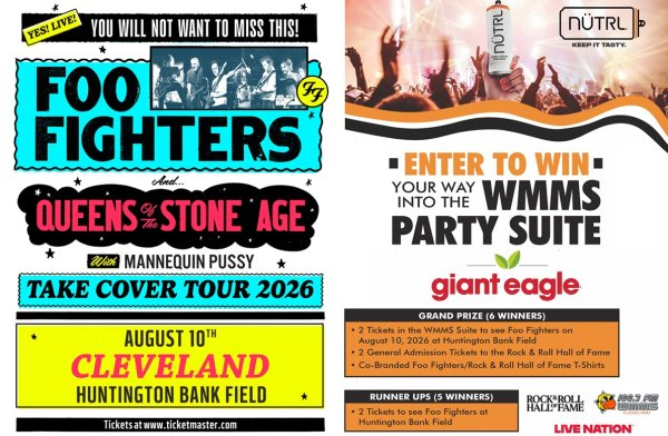 Win your way into The Buzzard's Suite to see Foo Fighters at Huntington Bank Field