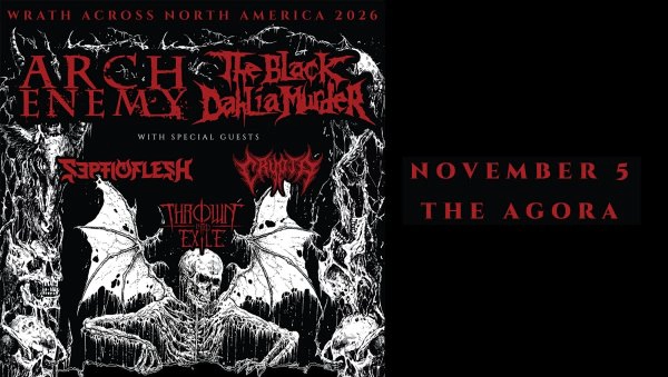 Win tickets to see Arch Enemy & The Black Dahlia Murder at The Agora