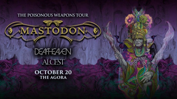 Win tickets to see Mastodon at The Agora