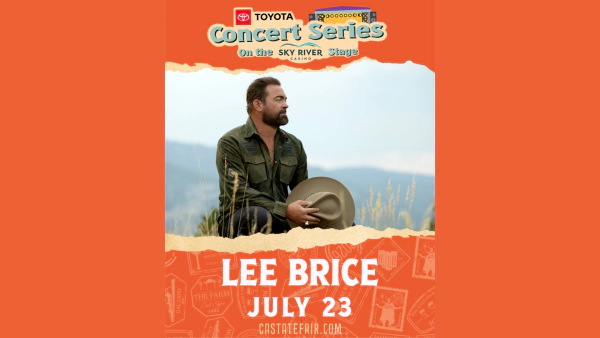 Enter For A Chance To Win Tickets To See Lee Brice Coming July 23 To The CA State Fair!