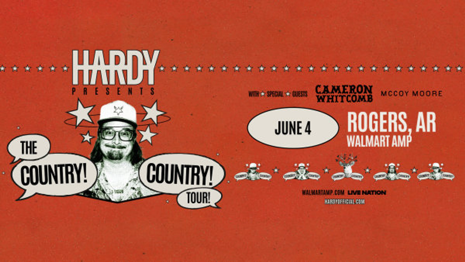 Win Tickets to see Hardy at the Walmart AMP!