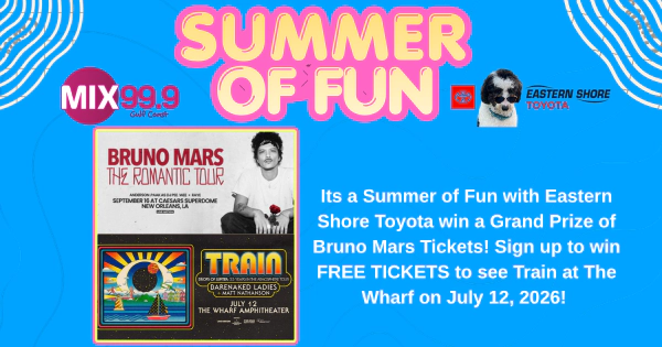 Summer of Fun with Eastern Shore Toyota to win Train Tickets