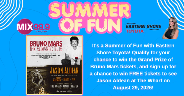 Summer of Fun with Eastern Shore Toyota: Win Jason Aldean Tickets!