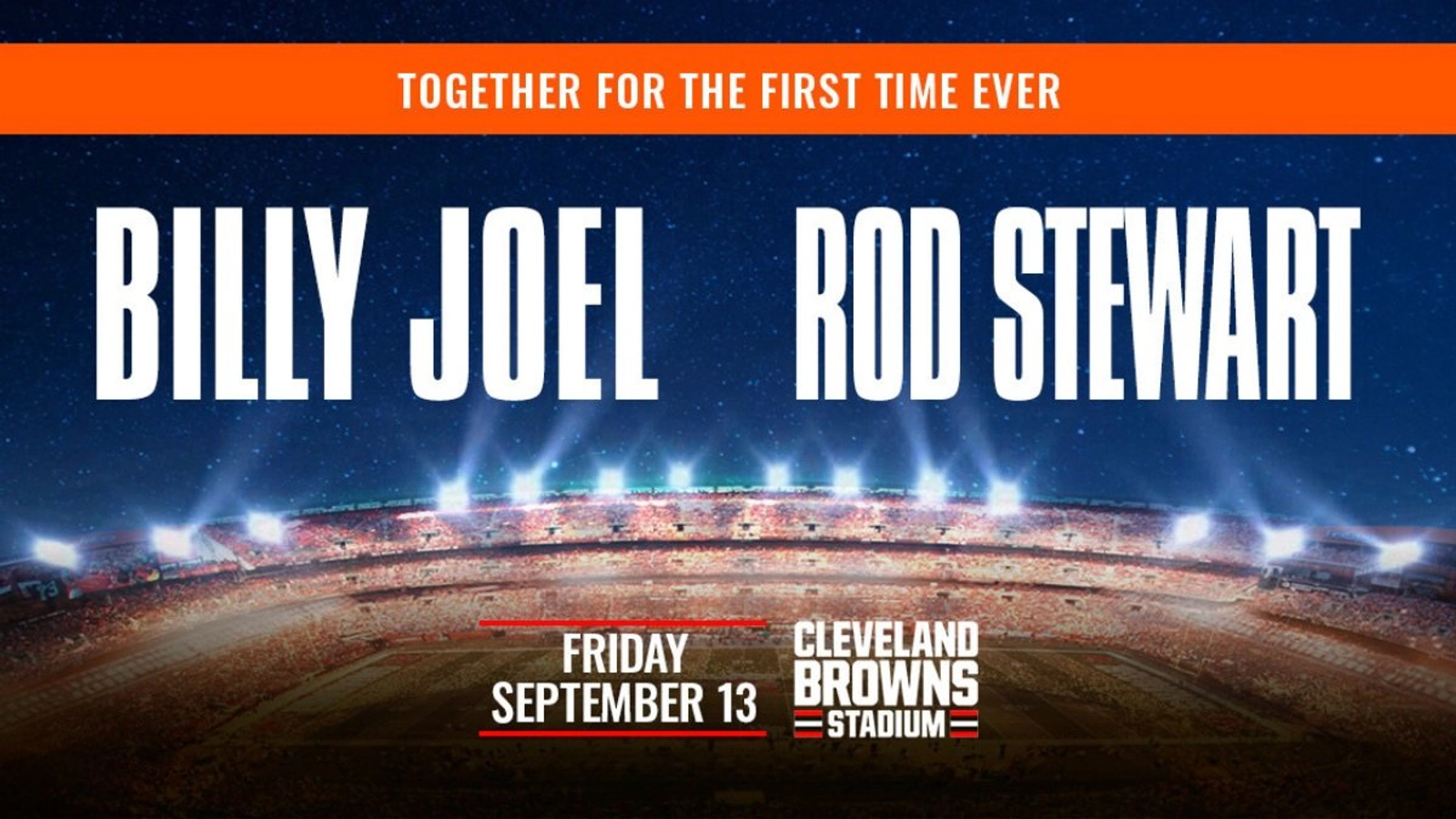 Win tickets to see Billy Joel and Rod Stewart at Cleveland Browns