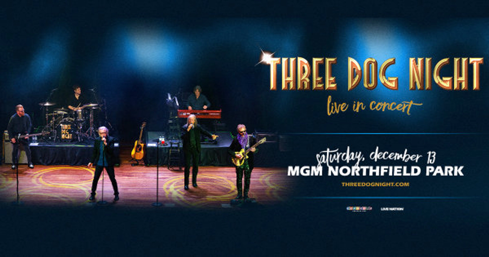 Win tickets to see Three Dog Night at MGM Northfield Park