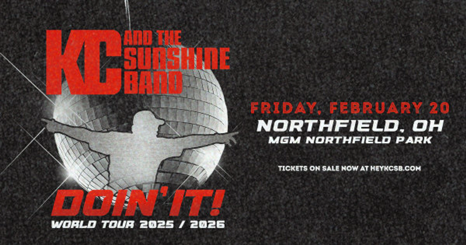 Win tickets to see KC & The Sunshine Band at MGM Northfield Park