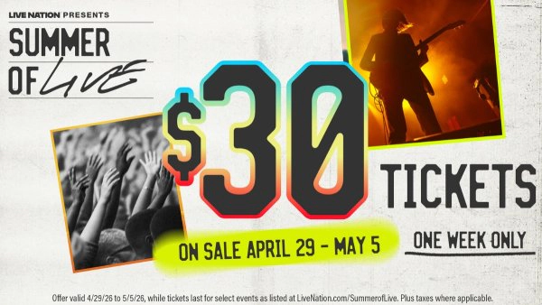 Celebrate Summer of Live - Win tickets to shows at Blossom Music Center this Summer!