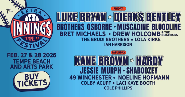 Win 2-Day Passes To The Extra Innings Festival In Phoenix!