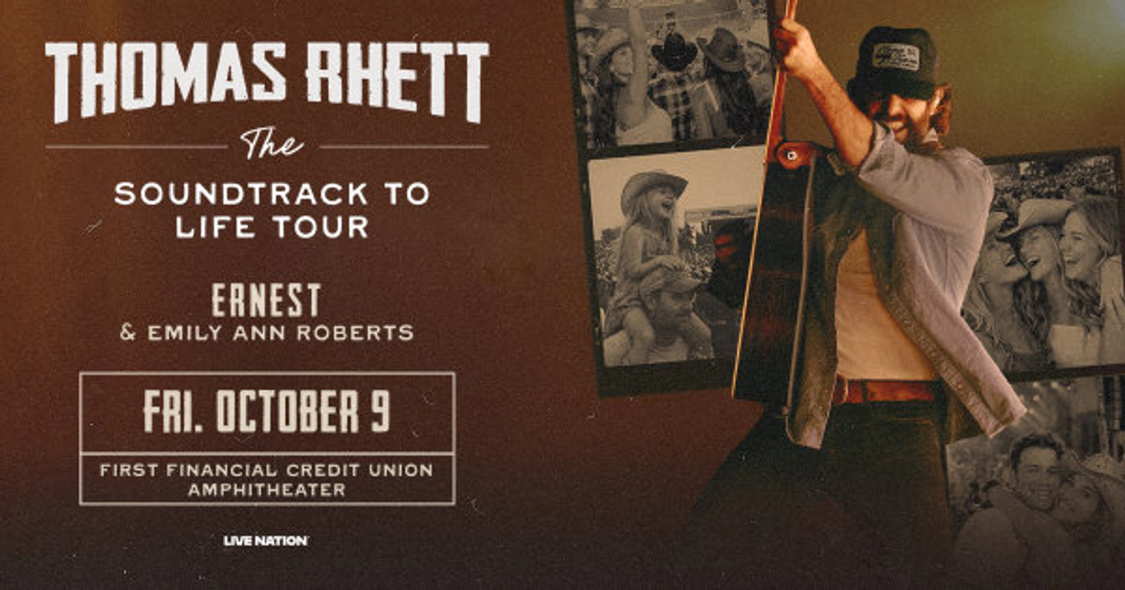 Win tickets to see Thomas Rhett at First Financial Credit Union Amphitheater!