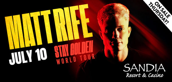 Win Tickets To See Matt Rife at the Sandia Casino Amphitheater!