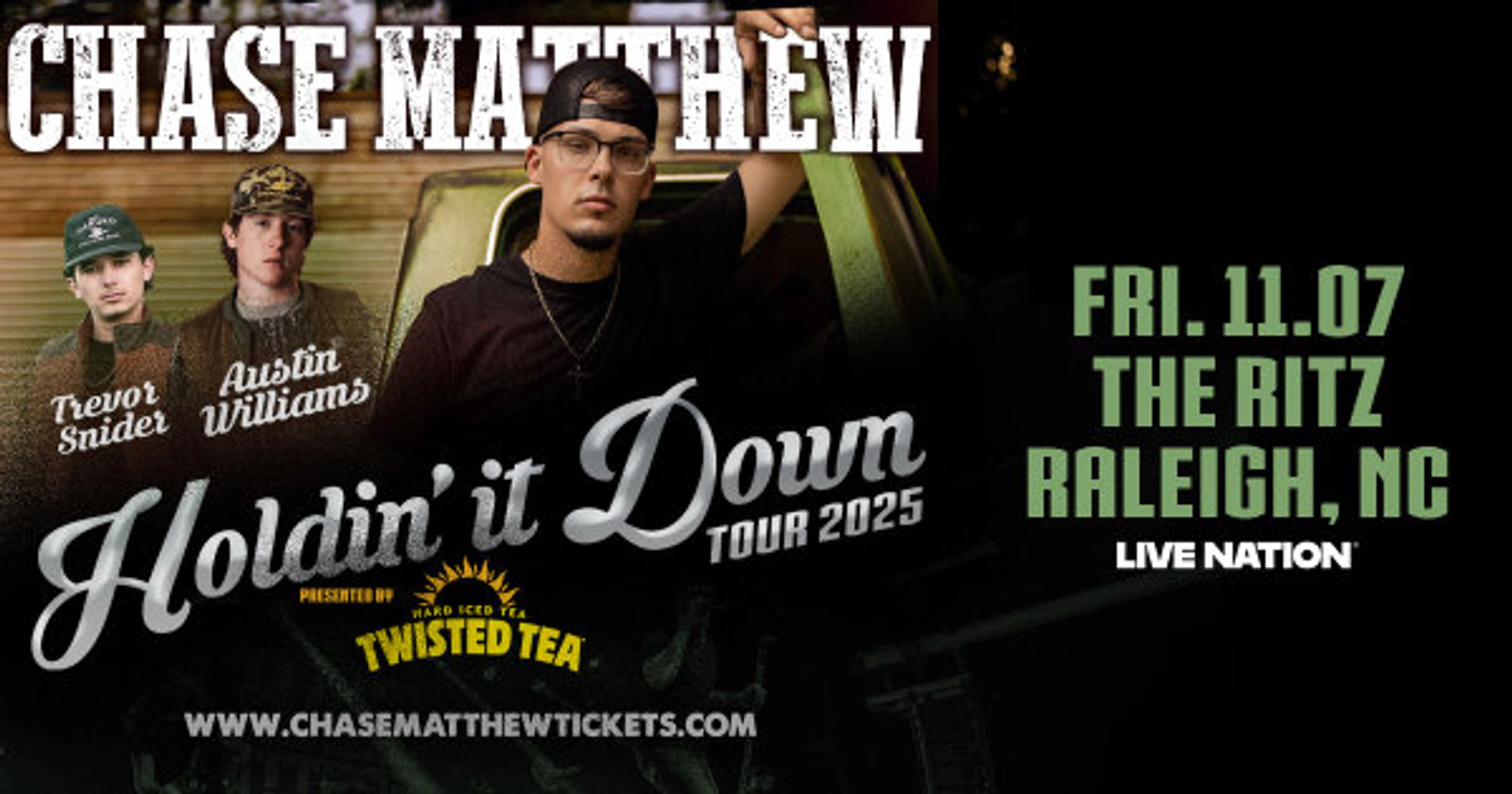 Win Chase Matthew Tickets!