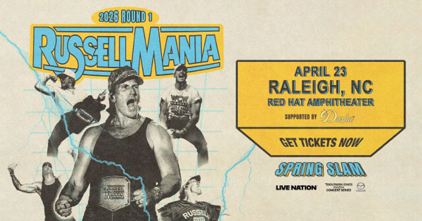 Win Russell Dickerson Tickets 2026!