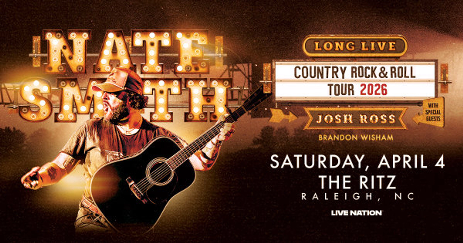 Win Nate Smith Tickets 2026!