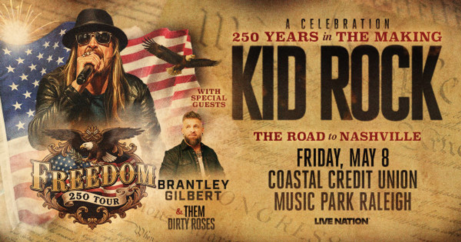 Win Kid Rock Tickets 2026!