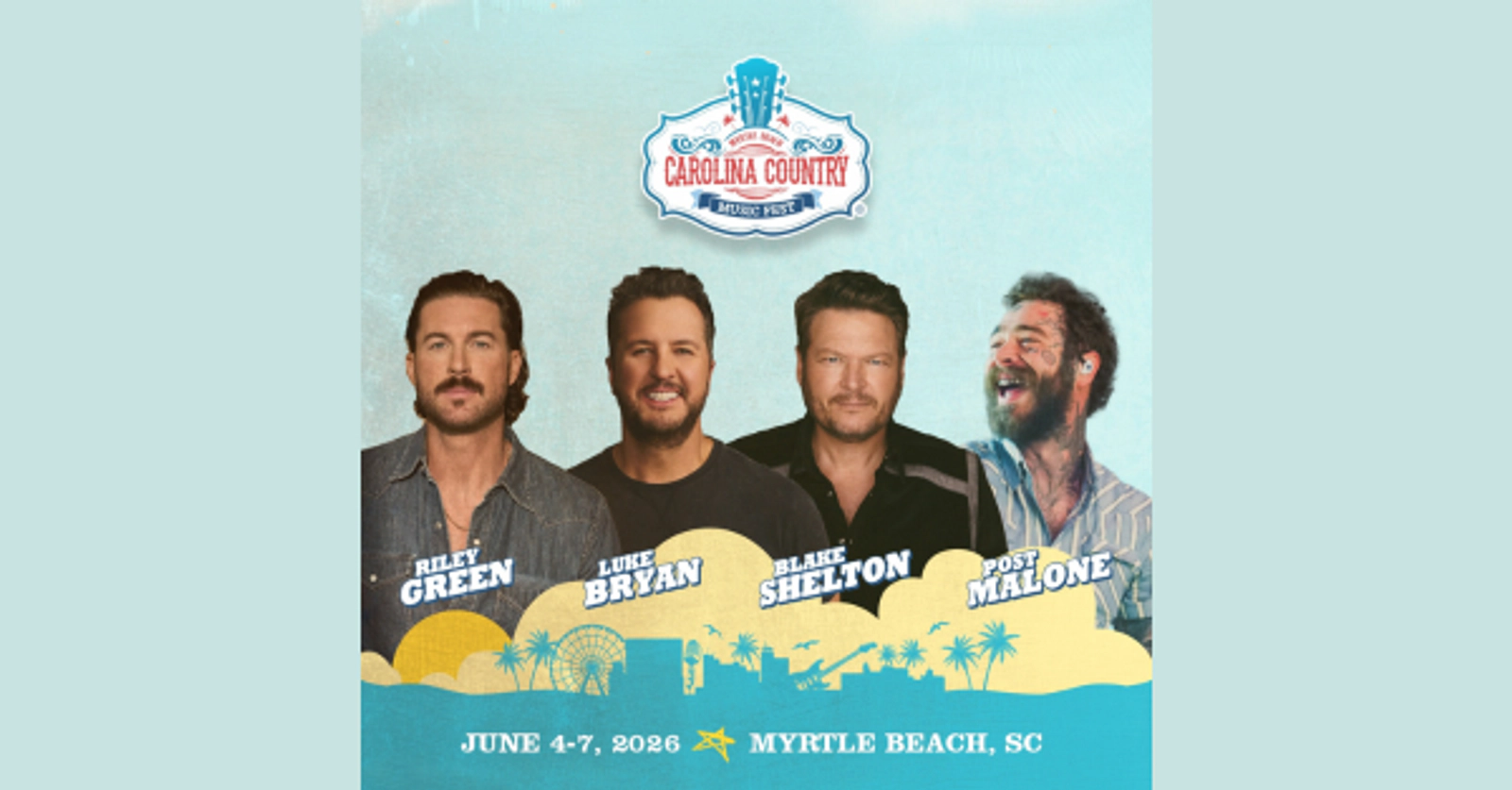 Win Carolina Country Music Fest Tickets 2026!