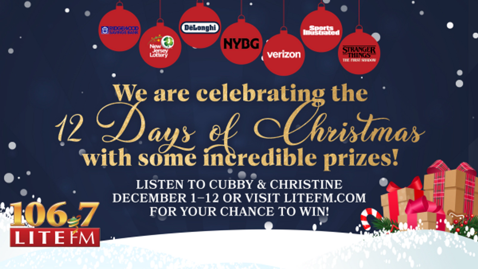 We Are Celebrating The 12 Days Of Christmas With Some Incredible Prizes!