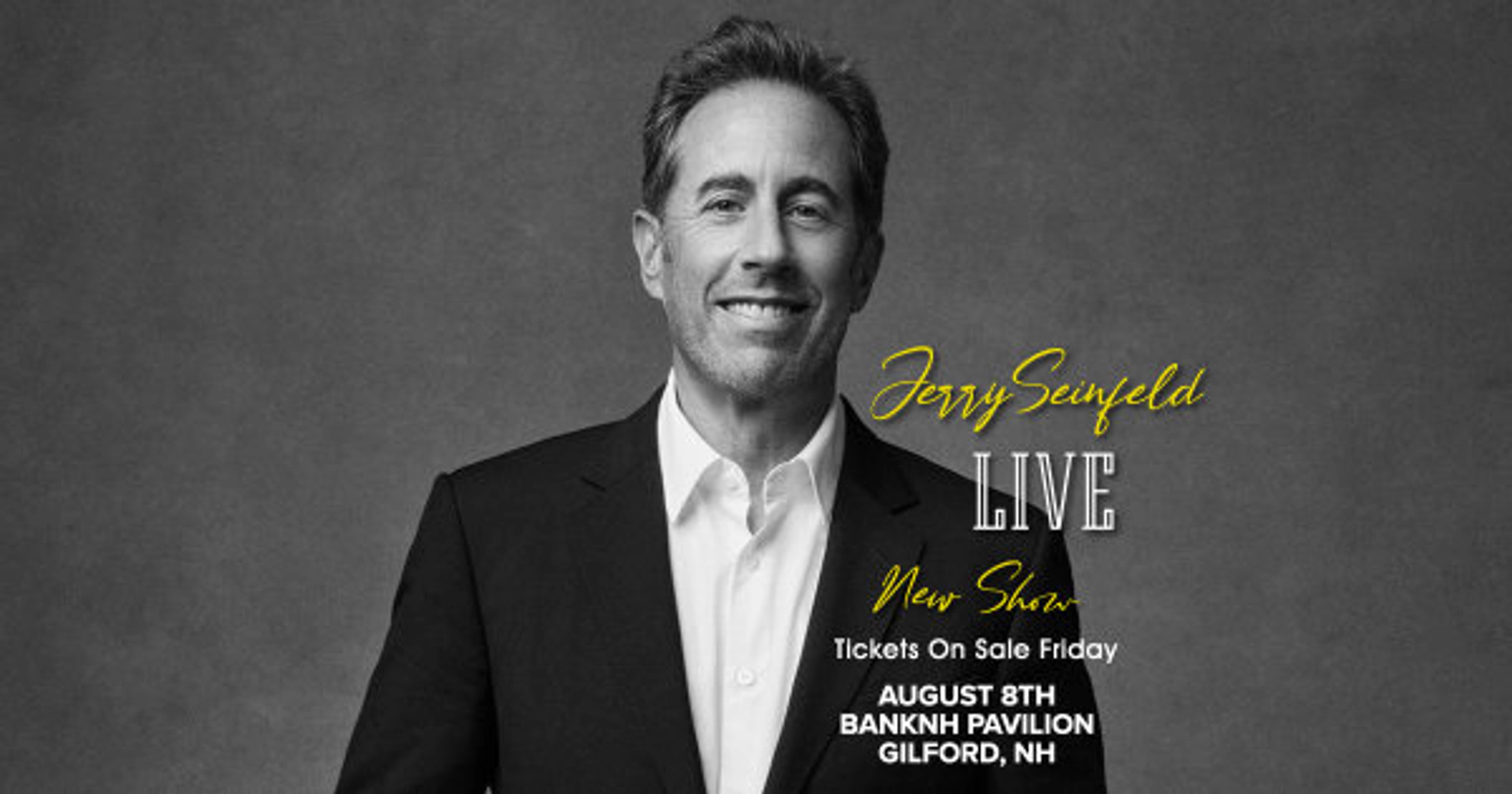 Jerry Seinfeld at BankNH Pavilion
