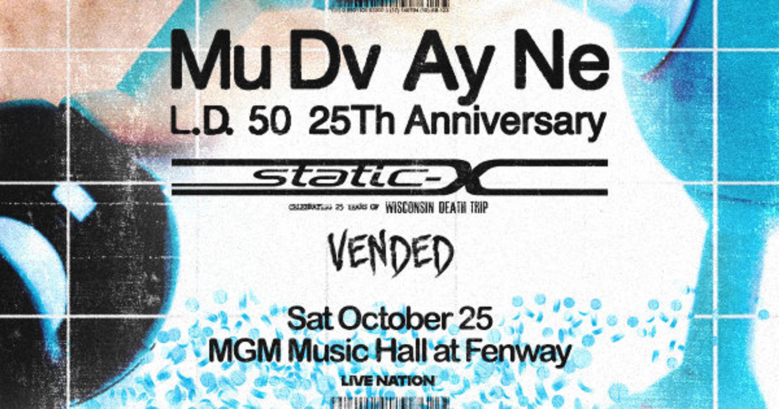 Mudvayne at MGM Music Hall at Fenway