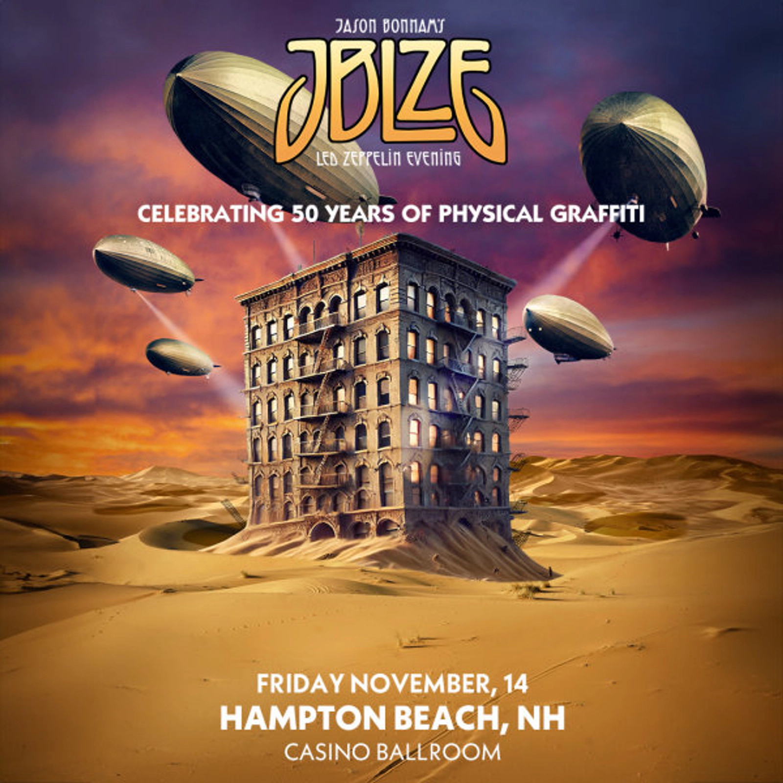 Jason Bonham's Led Zeppelin Evening at Hampton Beach Casino Ballroom