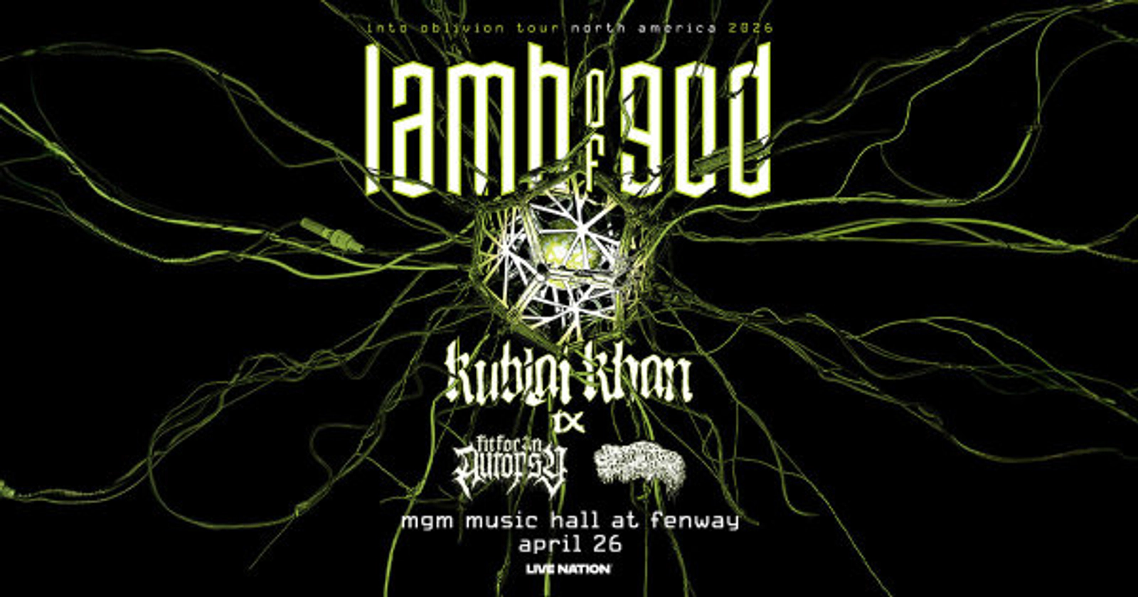 Lamb Of God at MGM Music Hall at Fenway