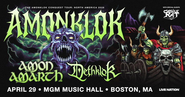Amon Amarth at MGM Music Hall at Fenway