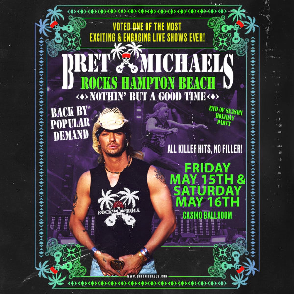 Bret Michaels at Hampton Beach Casino Ballroom
