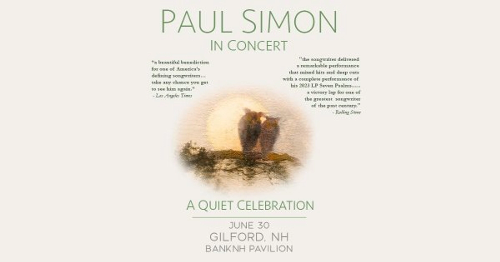 Paul Simon at BankNH Pavilion