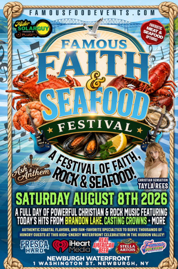 Enter to win tickets to the Seafood & Faith Festival on August 8th.