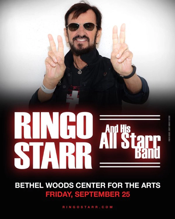 Win tickets to see Ringo Starr at Bethel Woods