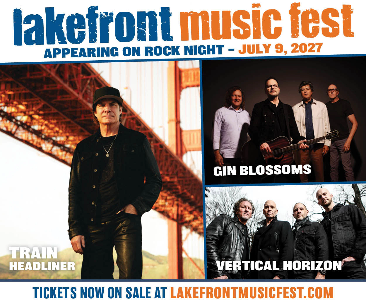 Sign up to win tickets to ROCK NIGHT at Lakefront Music Festival on Friday, July 9th