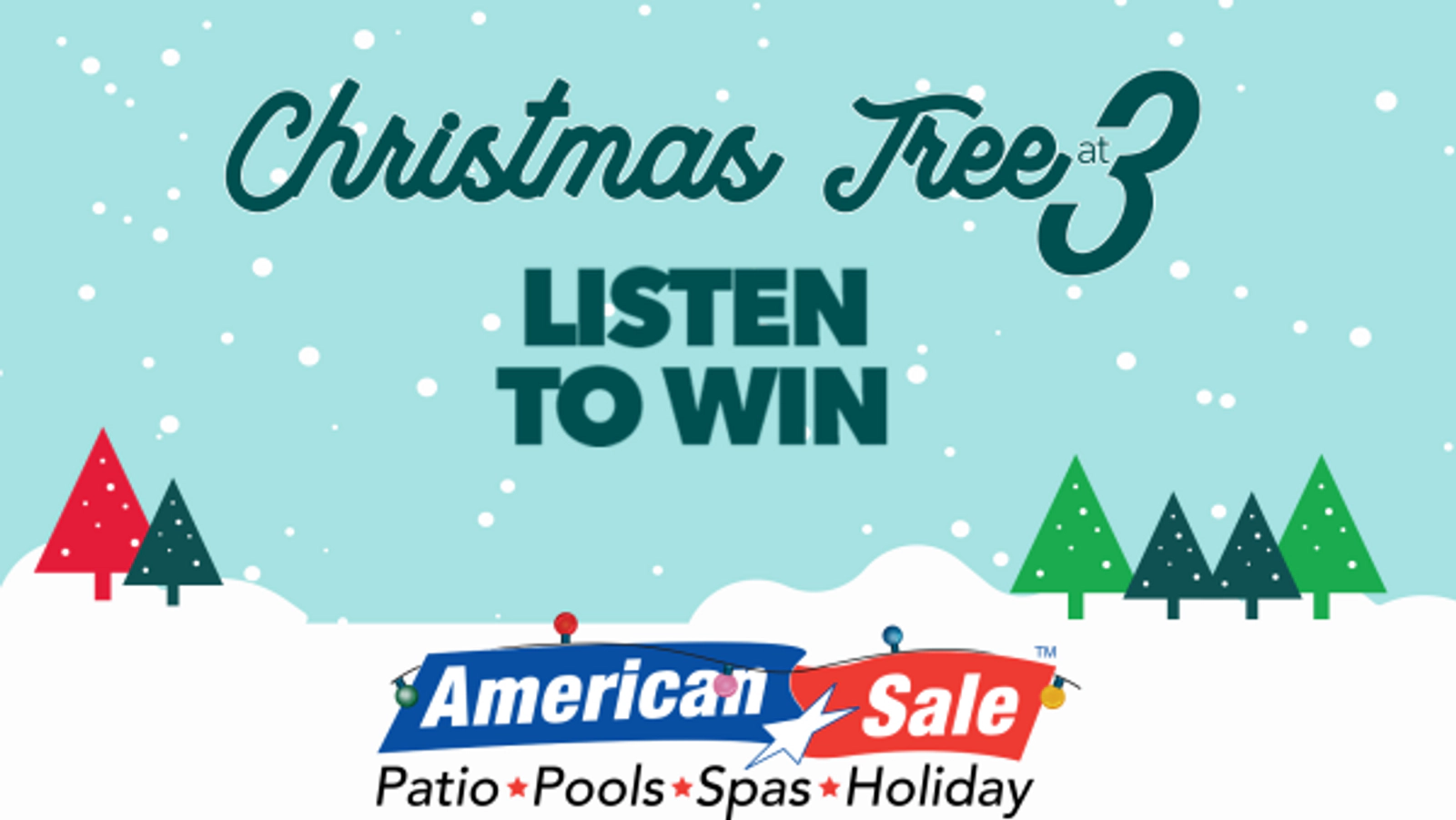 Enter for a chance to win an American Sale Christmas $100 Gift Card.