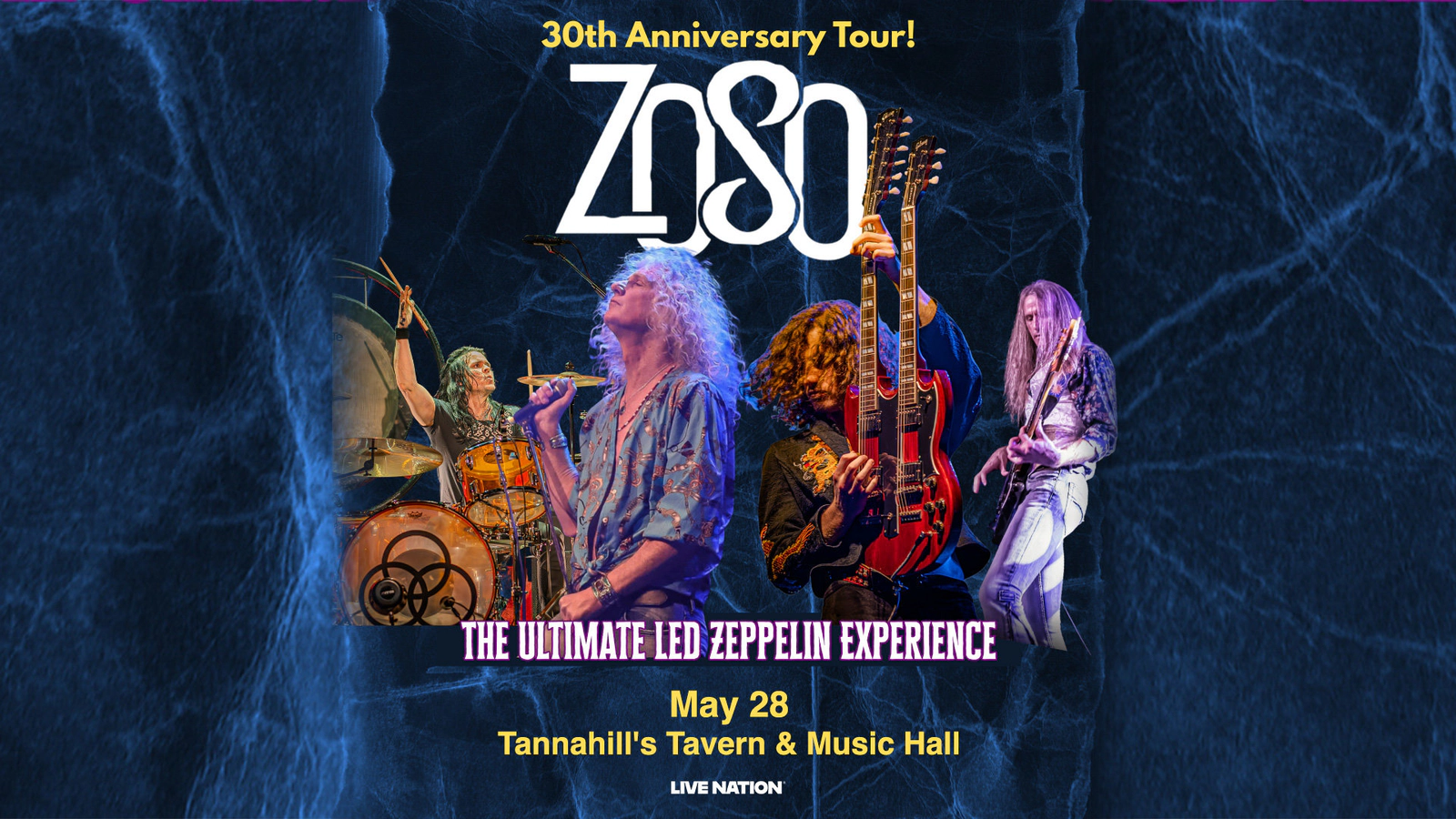 Enter to win a pair of tickets to see ZOSO The Ultimate Led Zeppelin Experience on May 28th!