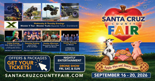 Win Tickets to the 2026 Santa Cruz County Fair!