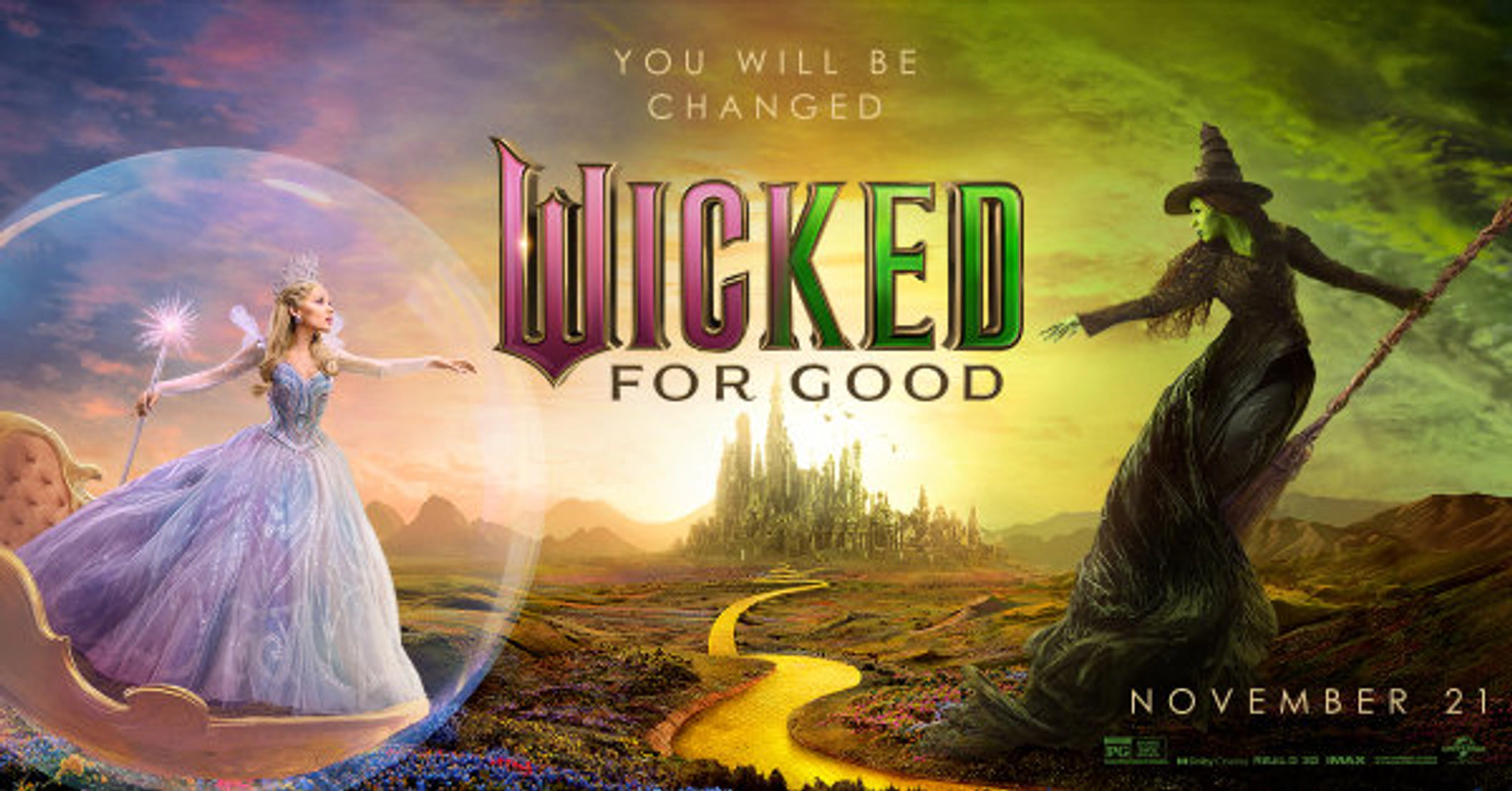 Enter to Win a Pair of Tickets to a Promotional Screening of Wicked: For Good! (11/18)