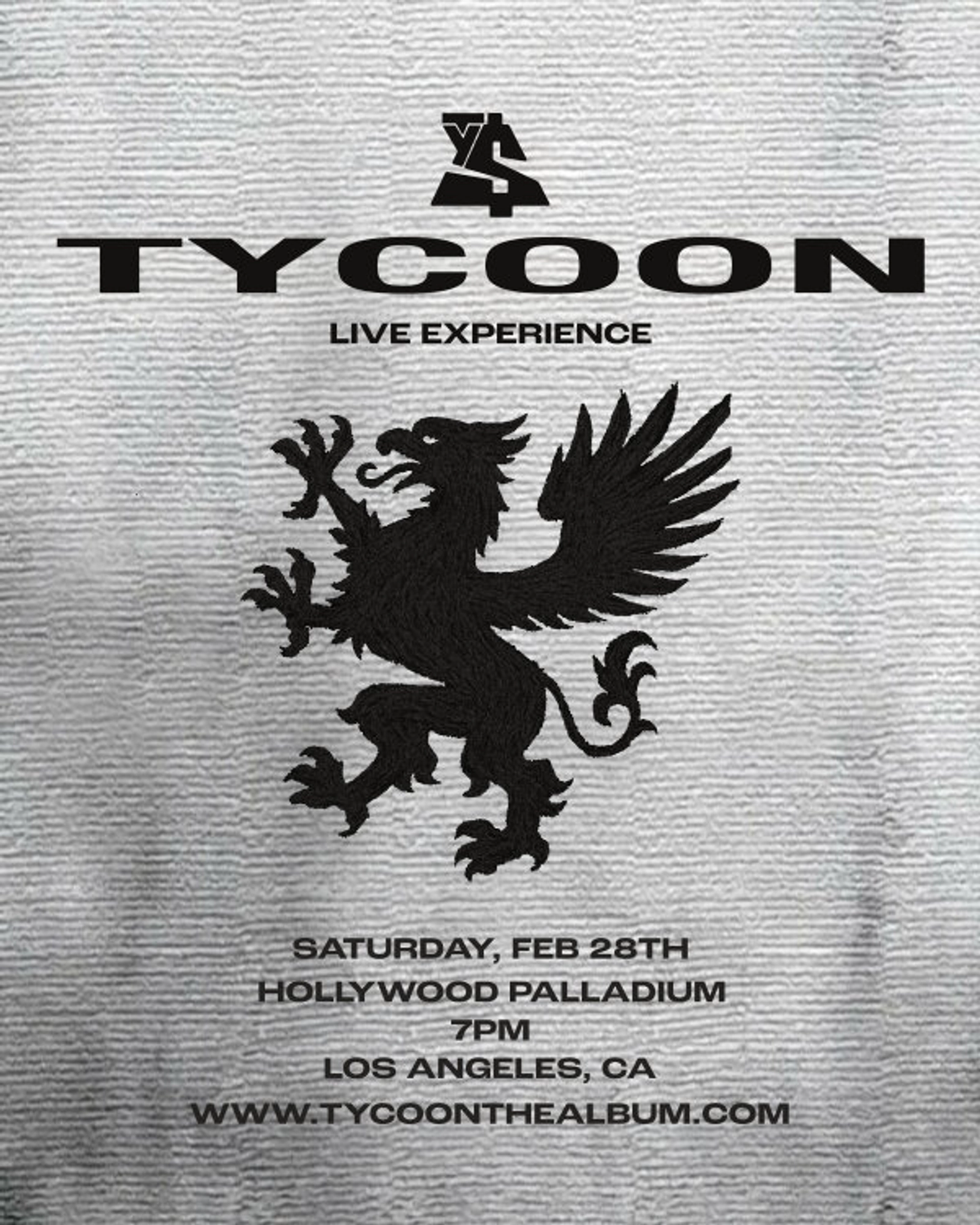 Enter to Win a Pair of Tickets to Tycoon Live Experience with Ty Dolla $ign at Hollywood Palladium! (2/28)