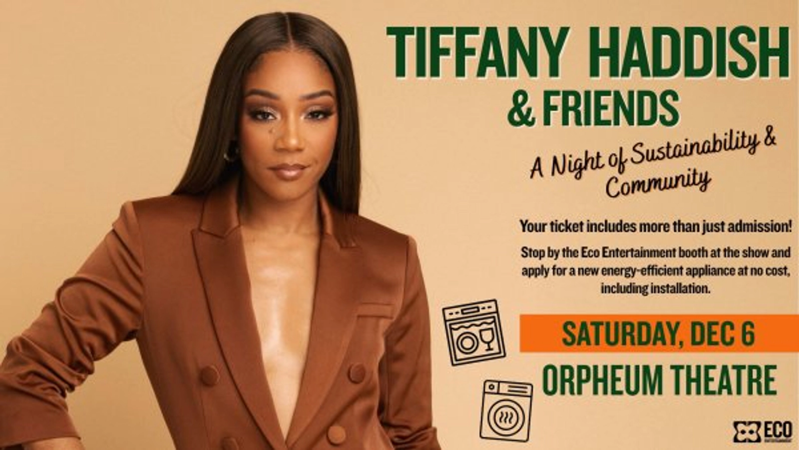 Enter to Win a Pair of Tickets to see Tiffany Haddish at Orpheum Theater! (12/6)