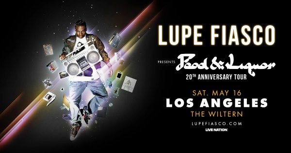 Enter to Win a Pair of Tickets to see Lupe Fiasco at The Wiltern! (5/16)