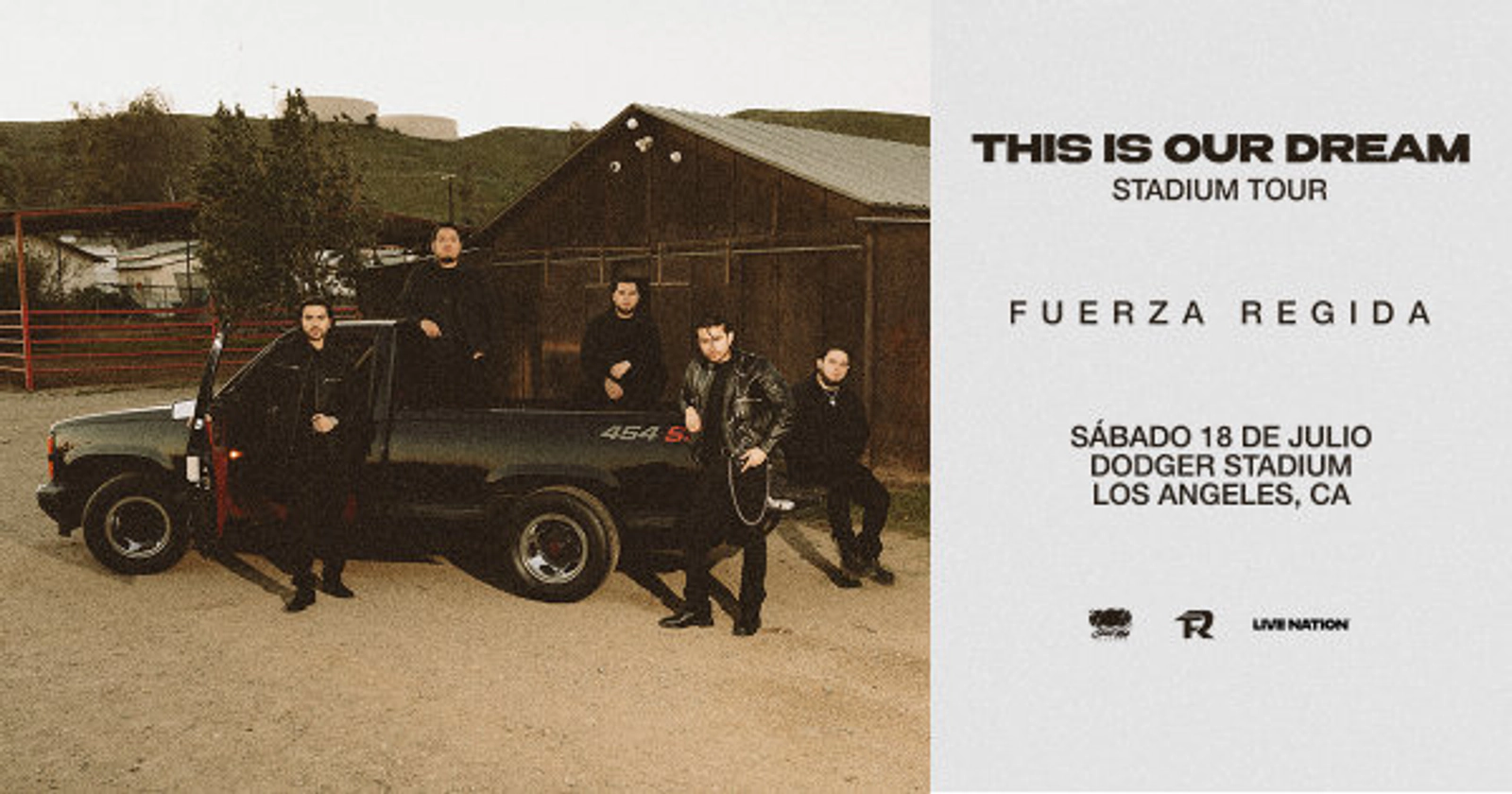 Enter to Win a Pair of Tickets to see Fuerza Regida at Dodger Stadium! (7/18)