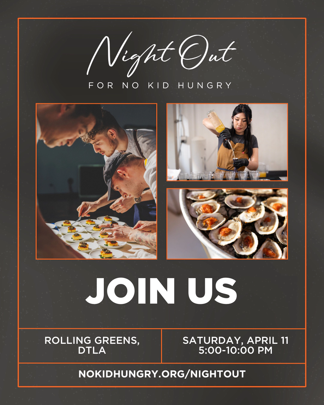 Enter to Win a Pair of Tickets to Night Out for No Kid Hungry at L.A's Rolling Greens! (4/11)